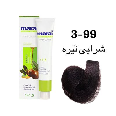 رنگ مو مارال شرابی تیره
