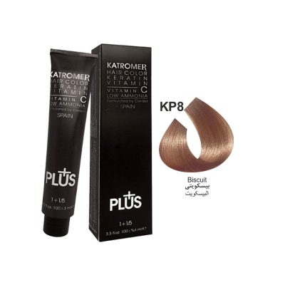 رنگ موی کاترومر KATROMER،شماره kp8 بیسکویتی