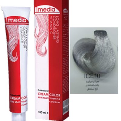 رنگ مو مدیا یخی ایسلندی ICE.10