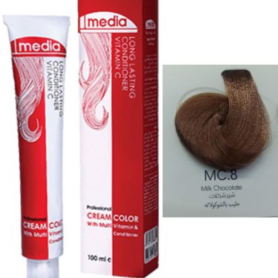 رنگ مو مدیا شیرشکلات MC.8