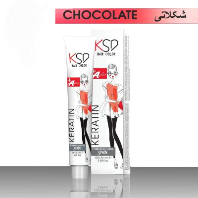 رنگ مو کی اس دی سری شکلاتی CHOCOLATE حجم 100 میل