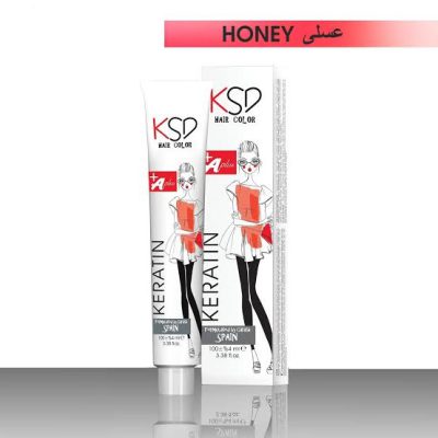 رنگ مو کی اس دی سری عسلی HONEY حجم 100 میل