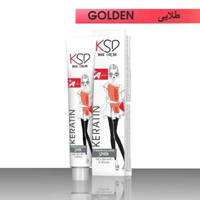 رنگ مو کی اس دی سری طلایی GOLDEN حجم 100 میل