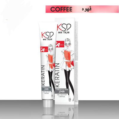 رنگ مو کی اس دی سری قهوه COFFEE حجم 100 میل