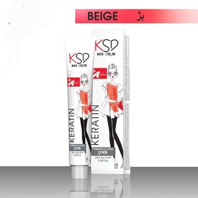 رنگ مو کی اس دی سری بژ BEIGE حجم 100 میل